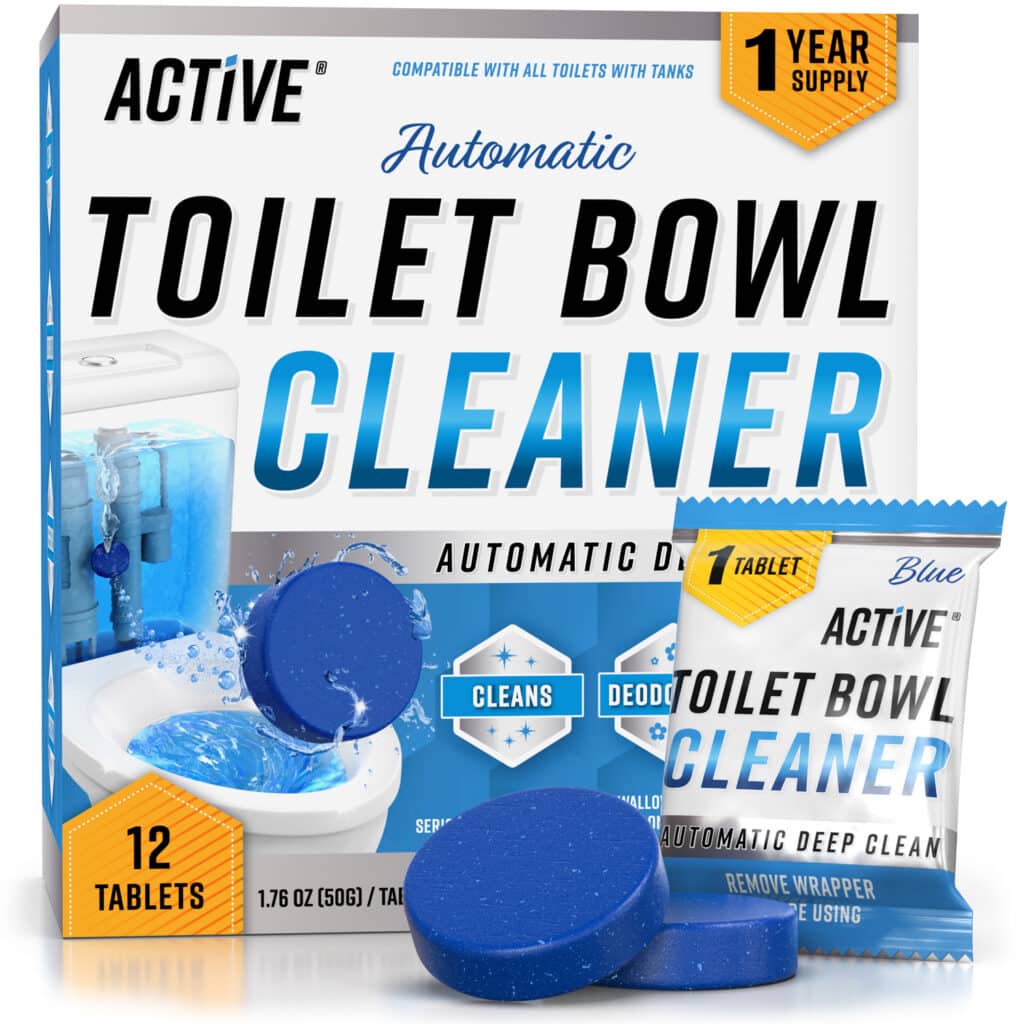 active toilet bowl cleaner blue main