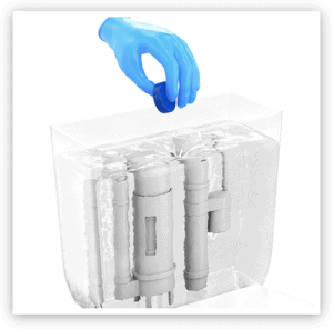active toilet bowl cleaner blue step 3
