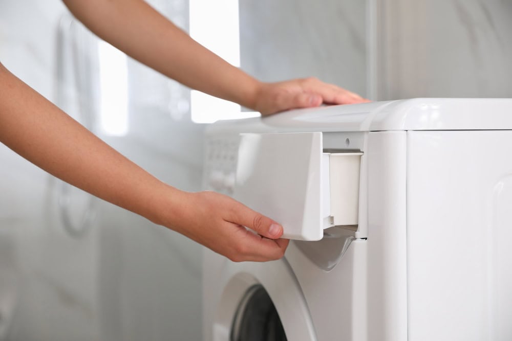 remove detergent drawer