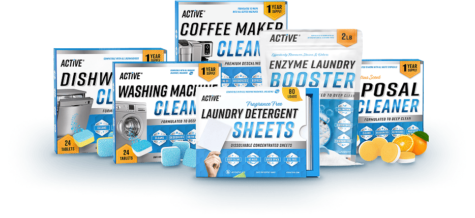 Quality active cleaning products for home and laundry needs.