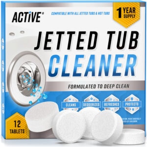 Effective jetted tub cleaner tablets for deep cleaning and maintenance.